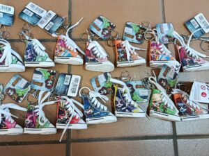 Llaveros Catrina y Smurfs