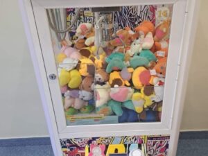 Máquina recreativa grúa siempre toca